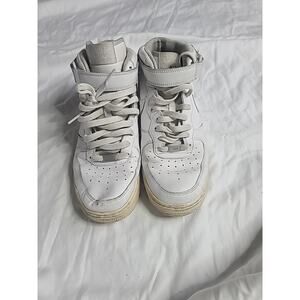 NIKE AIR FORCE 1 MENS LACE UP BASKETBALL SHOES SZ 9